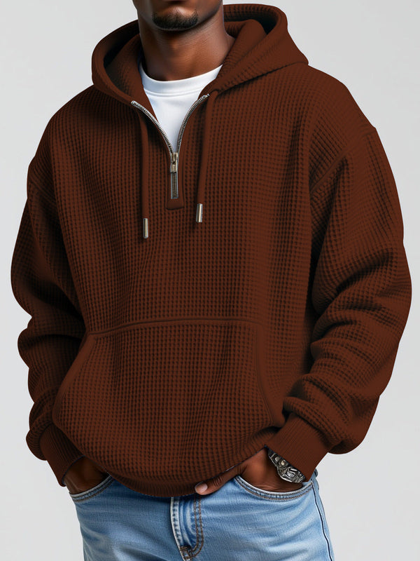 Waffle Knit Autumn Hoodie
